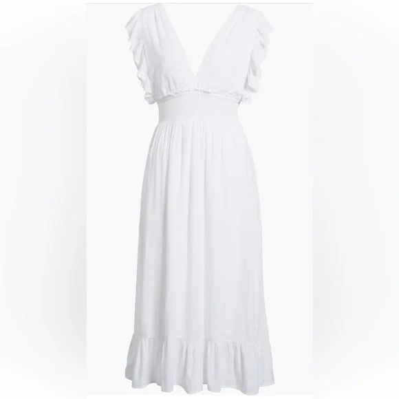 NWT BP ruffle trim midi dress - Picture 10 of 10
